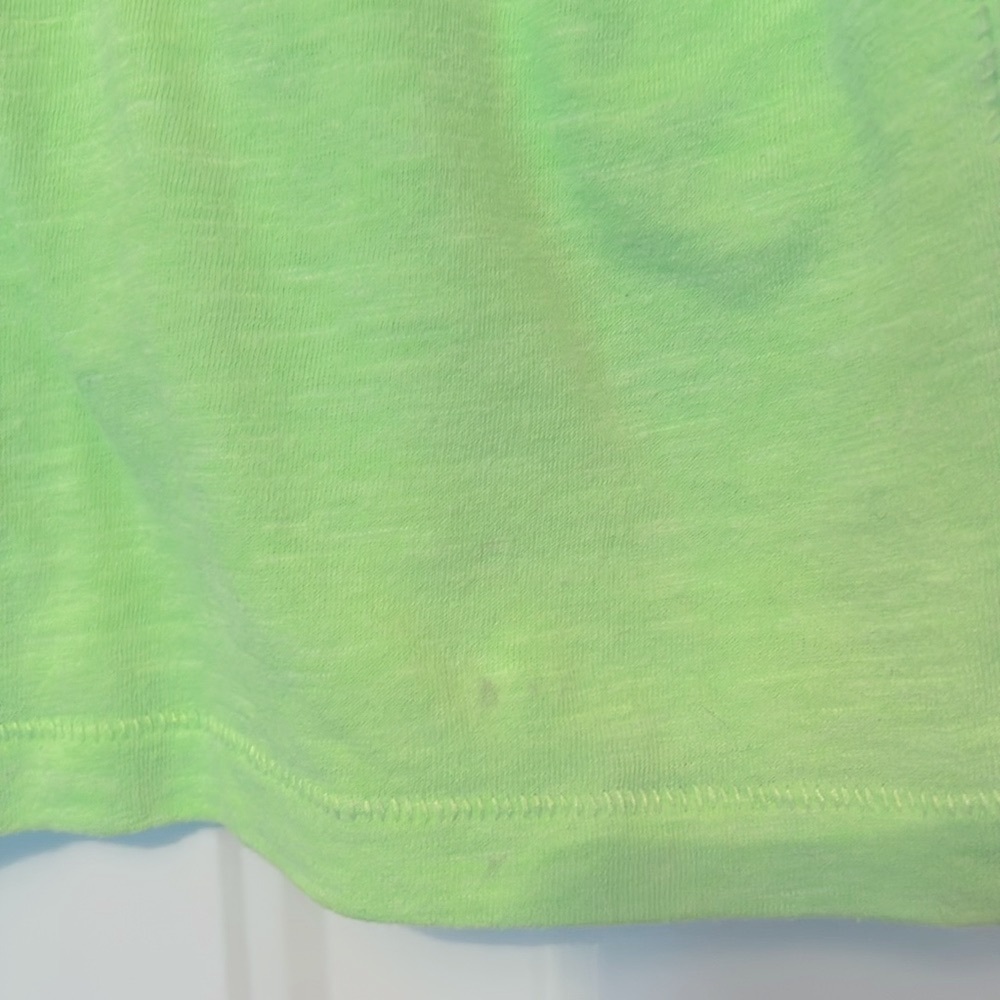 PINK BY Victoria’s Secret Women's Tank Top Lime L Racer Back Casual Athletic - Picture 12 of 12